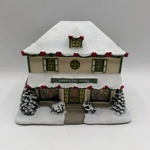Vintage John Deere Creek Hawthorne Village Light Up Hardware Store 2006 Deer